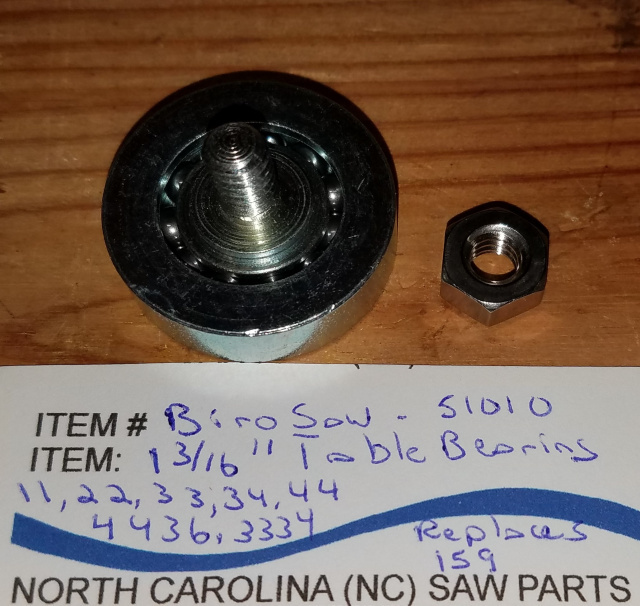 Table Bearing For Biro Saw Models 11, 22 & 33 Replaces 159